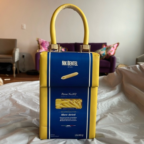 Niki Bendel Handbags - Nik Bentel Italian Pasta Bag. Vegan Hand Bag